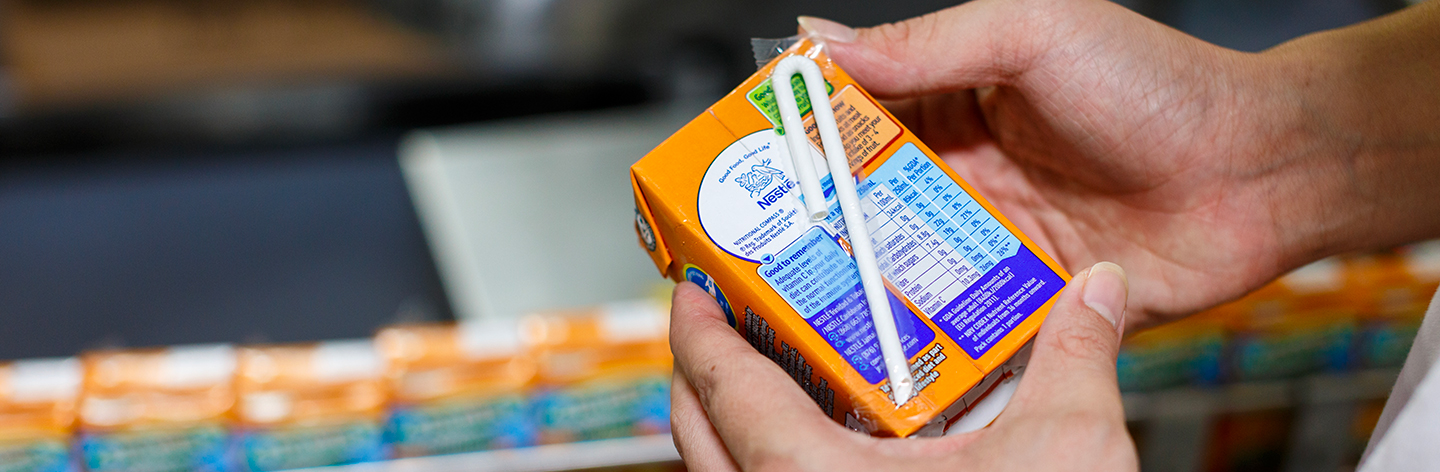 Nestlé Orchard Launches Paper Straws