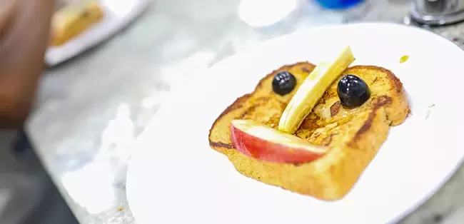 Create food art