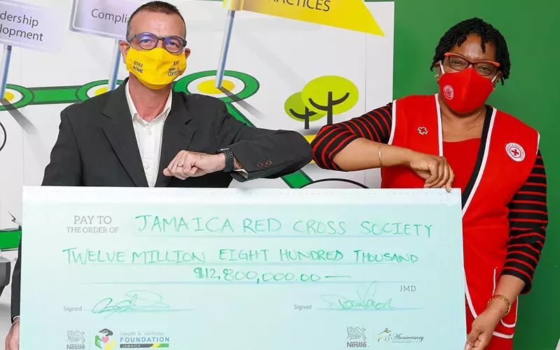 Nestlé Jamaica throws support behind the Jamaica Red Cross Society