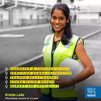 Kristie Lalla, Market SHE Specialist