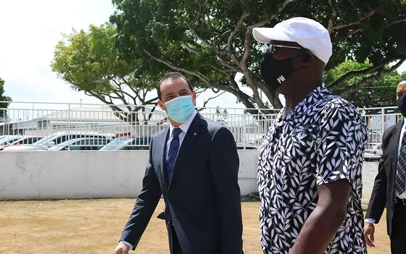 Prime Minister, Dr. The Honourable Keith Rowley thanks Nestlé Trinidad and Tobago Limited for commitment to business continuity