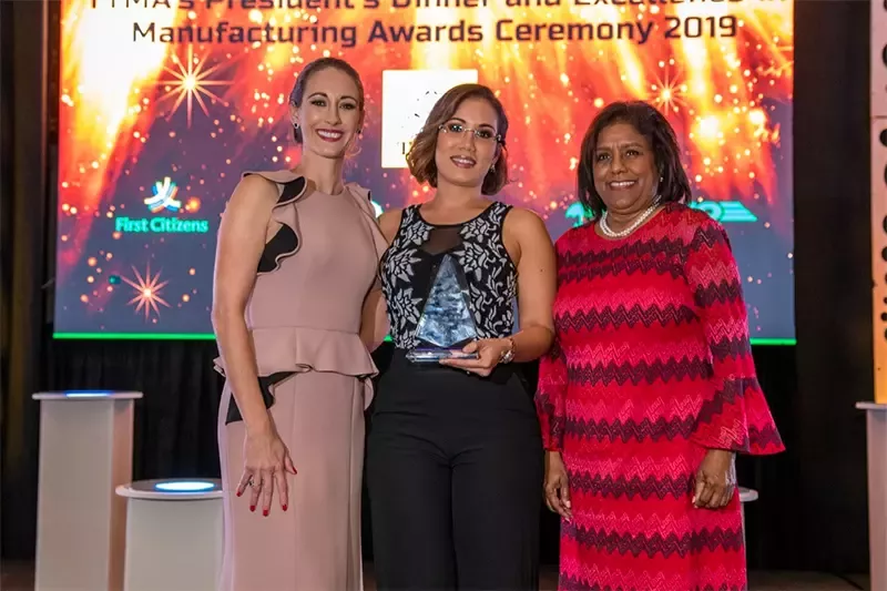 Ms. Franka Costelloe, Ms. Elisa Doldron and Senator the Honourable Paula Gopee-Scoon